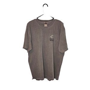 Gildan Captiva Island Ancient Ale Green Sea Turlte Brew T-Shirt Faded Brown XL